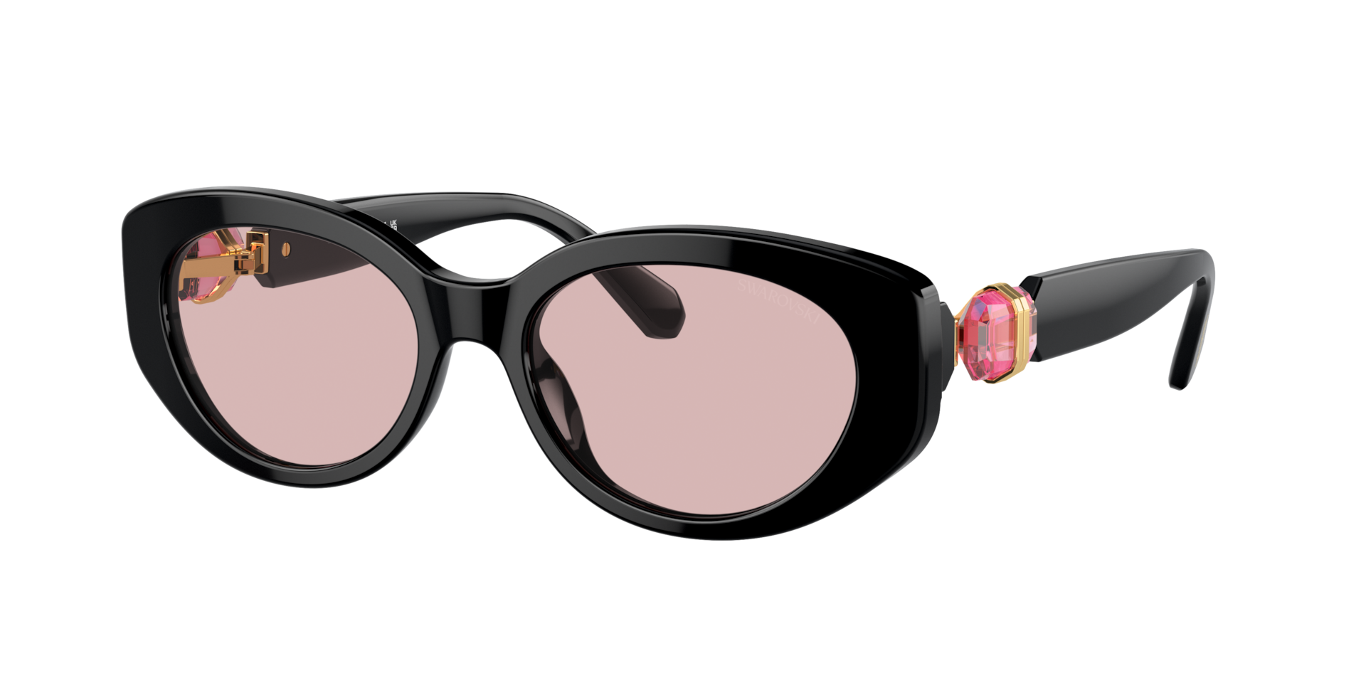 Swarovski Woman Sunglass SK6002 -  Frame color: Black, Lens color: Pink