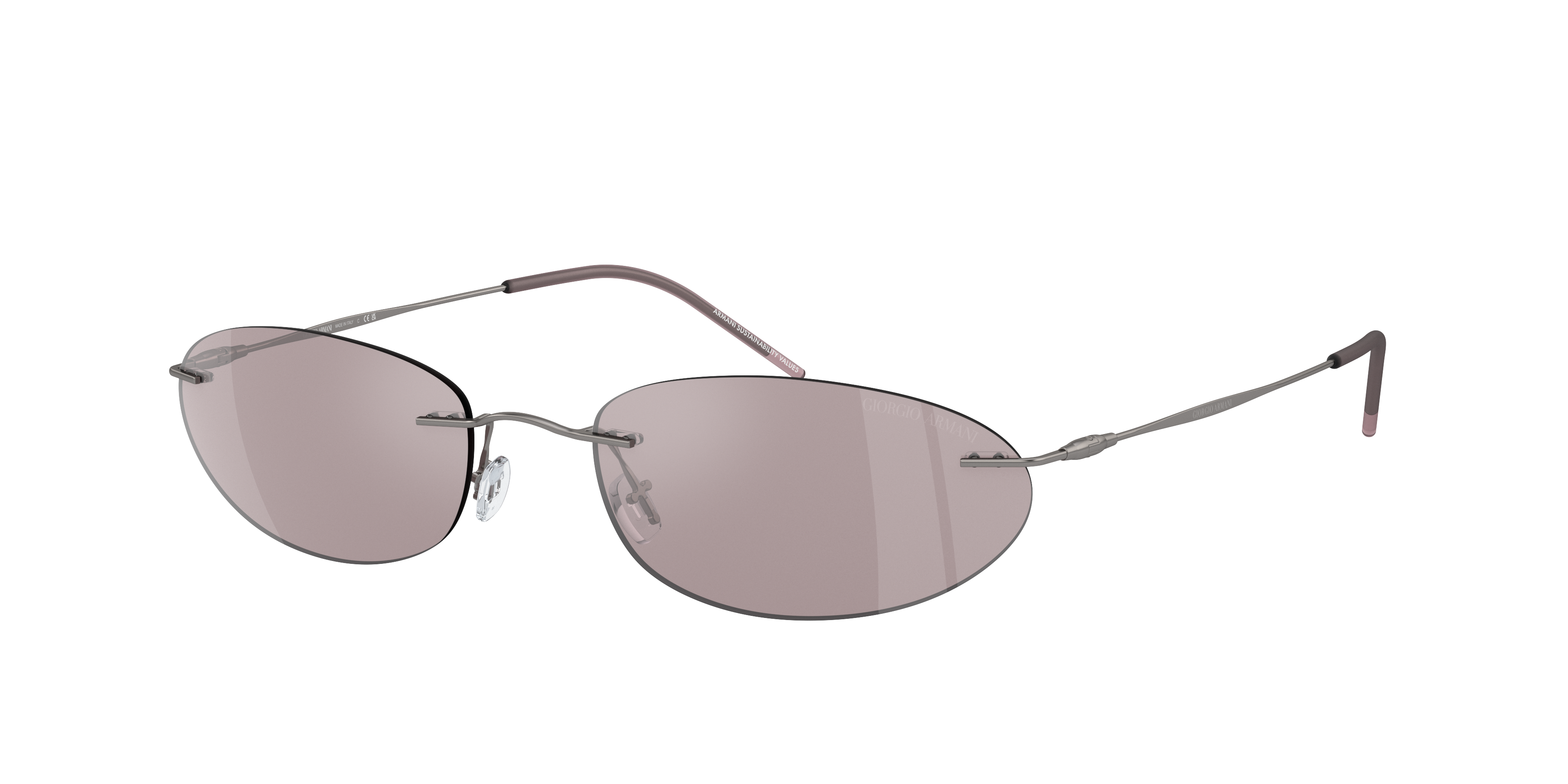 Giorgio Armani AR1508M L (58 - 19) with Violet lenses and Grey