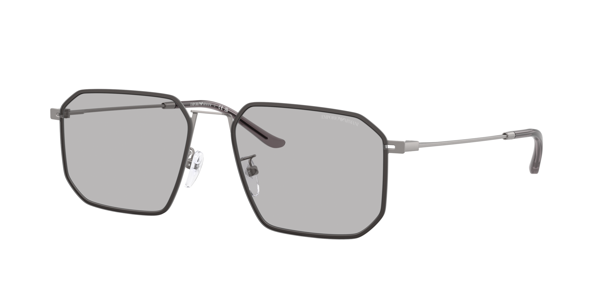 Emporio Armani , Matte Gunmetal Sunglasses Dark Grey lenses, EA2165D 300387, Mojo Glasses - Image 4