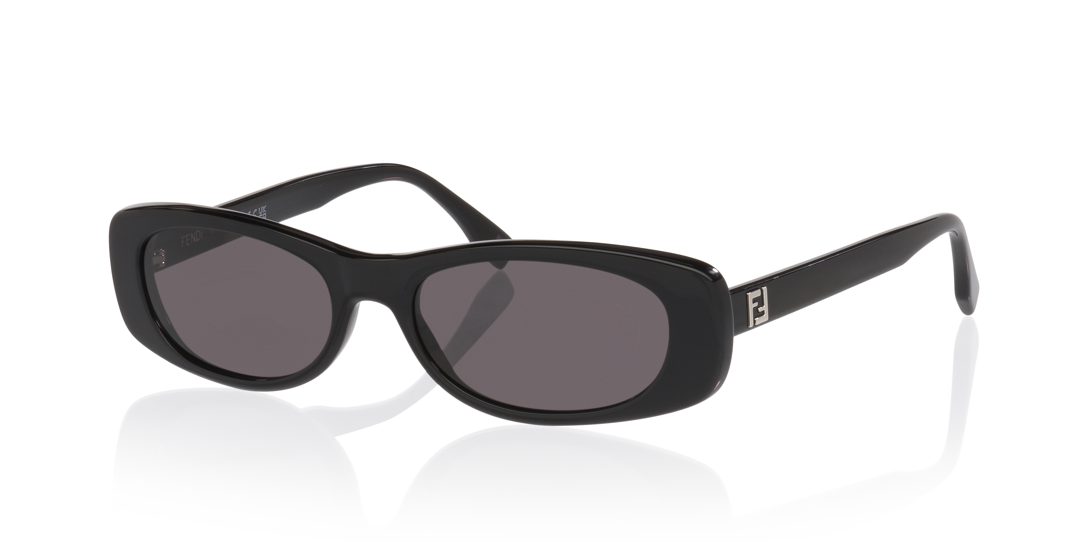 Fendi FF Squared FE40183I XS (53 - 17) with Grey lenses and Black