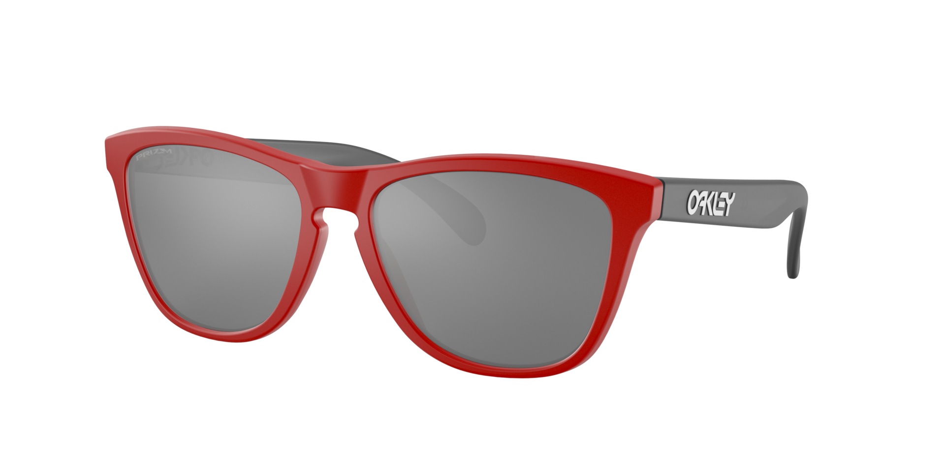 Oakley Unisex Sunglass OO9245 Frogskins™ (Low Bridge Fit) Origins Collection - Couleur du Monture: Redline mat, Couleur de Lentille: Prizm Noir