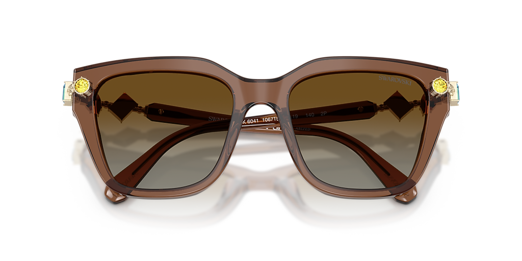 Swarovski SK6041 XL (53 - 19) with Brown lenses and Brown frame