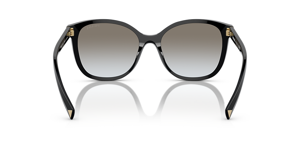 Prada PR 22ZS S (53 - 17) with Grey lenses and Black frame