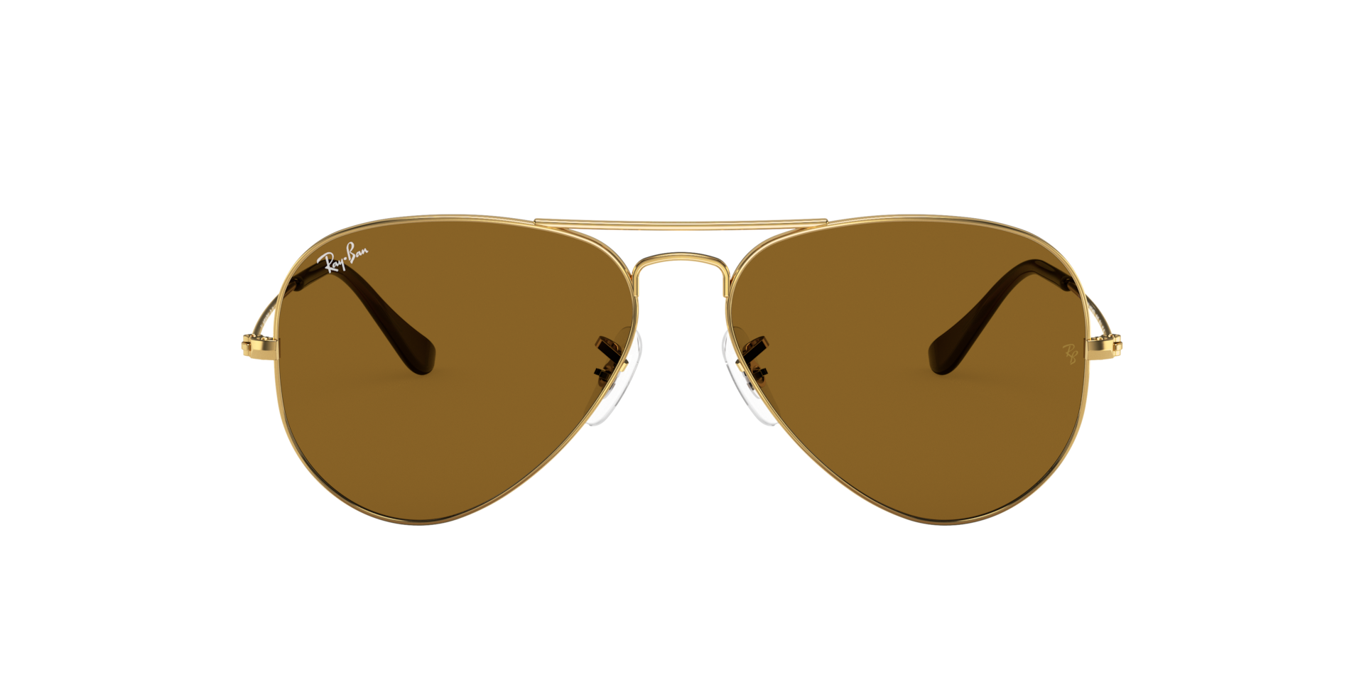 Ray-Ban Aviator Classic XXL (62 - 14) with Brown lenses and Gold