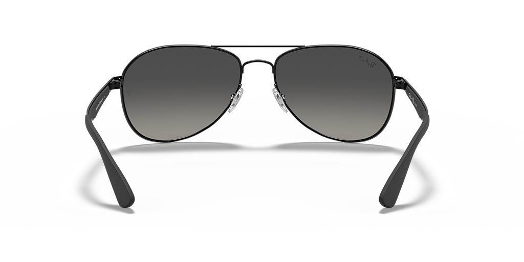 Rey Ray-Ban RB3549 XL (61 - 16) with Grey lenses and Black frame