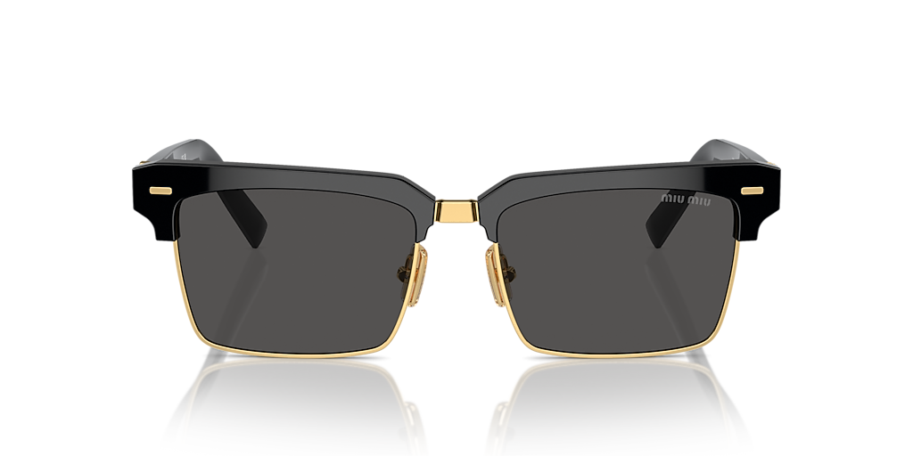 Miu Miu MU 10ZS M (54 - 17) with Grey lenses and Black frame