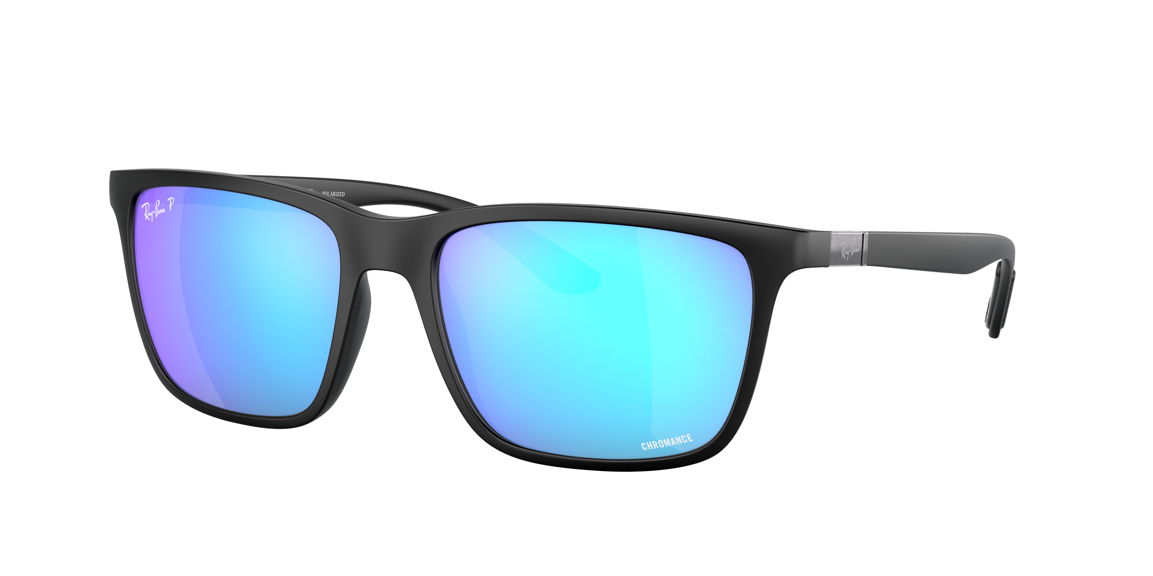 リペイント　レインボーナイト　カラー Ray-Ban RB4385 Polarized+ Lenses XXL (58 - 18) with Green lenses