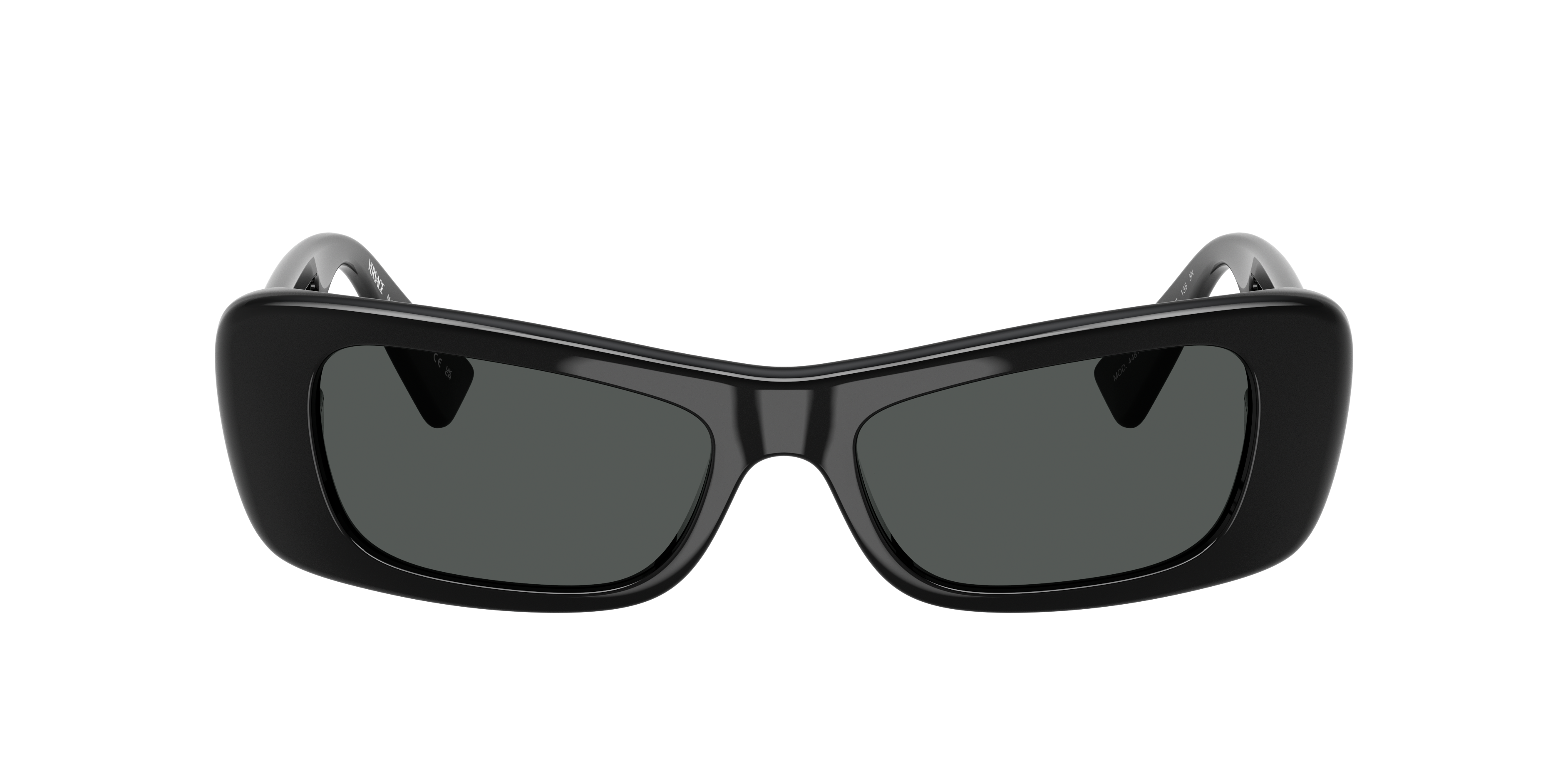 Versace VE4481 S (54 - 17) com Lentes Cinza e Armação Preto