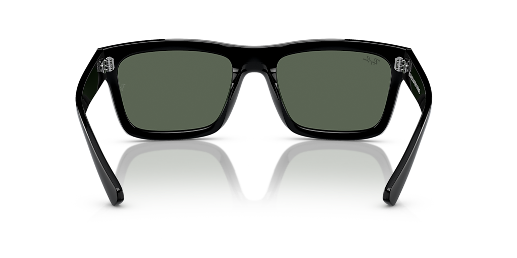 Ray-Ban Warren Bio-Based M (54 - 20) with Green lenses and Black