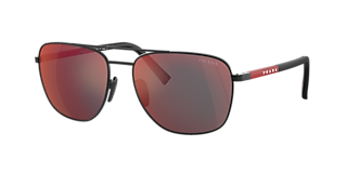Prada Linea Rossa PS A51S XL (57 - 18) with Blue lenses and Grey