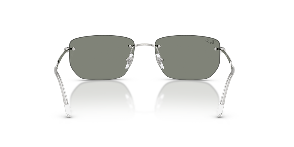 Ray-Ban RB3768 M (56 - 17) with Green lenses and Silver frame