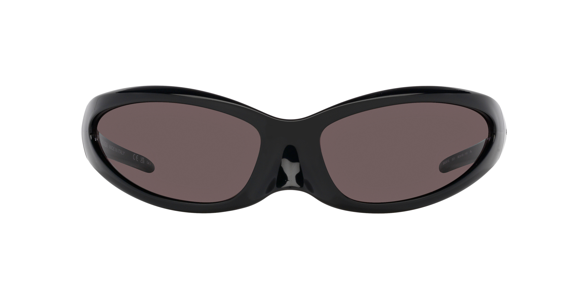 Balenciaga BB0251S XXL (80 - 19) with Grey lenses and Black frame
