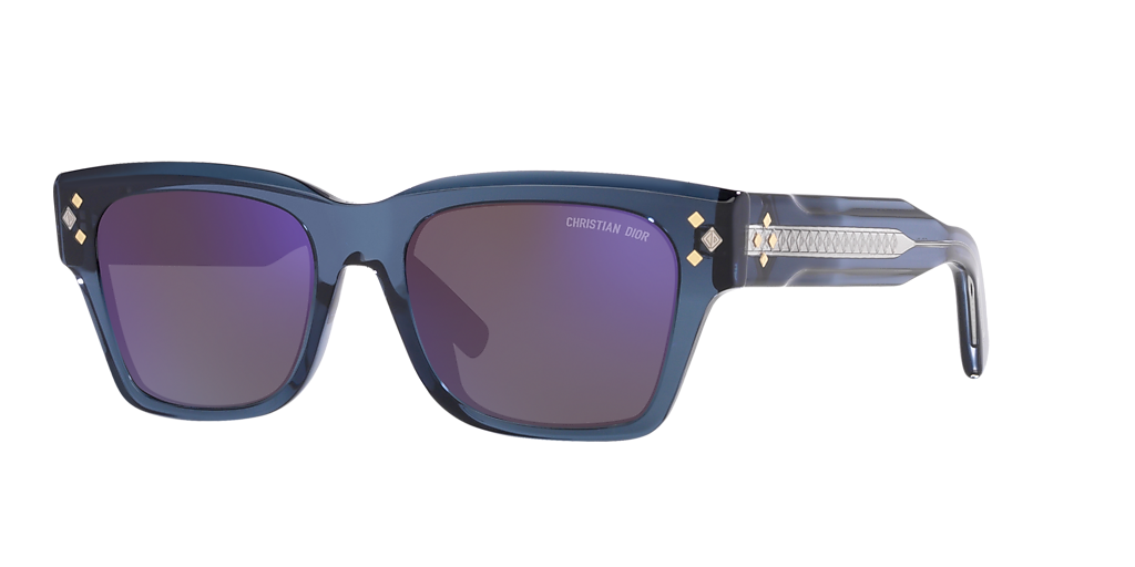 DIOR CD Diamond S2 M (54 - 19) with Blue lenses and Green frame