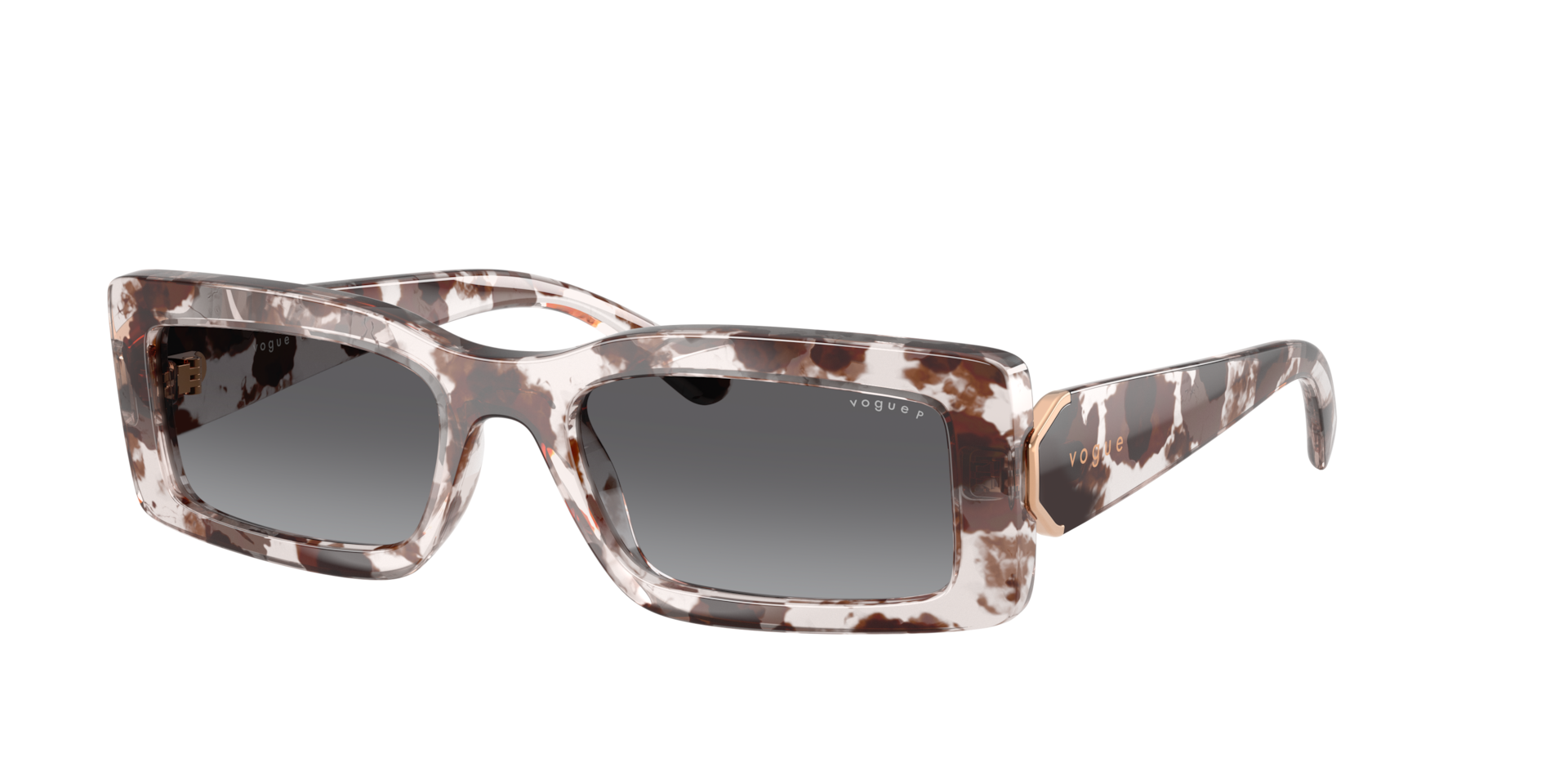 Vogue Eyewear Woman Sunglass VO5674S -  Frame color: Grey Havana, Lens color: Gradient Grey Polarized
