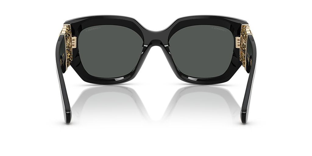Chanel CH5545H S (54 - 19) with Grey lenses and Black frame