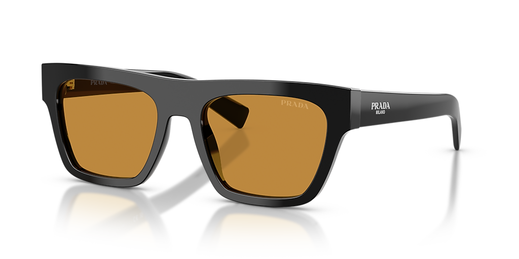 Prada PR C03S S (54 - 19) with Brown lenses and Black frame