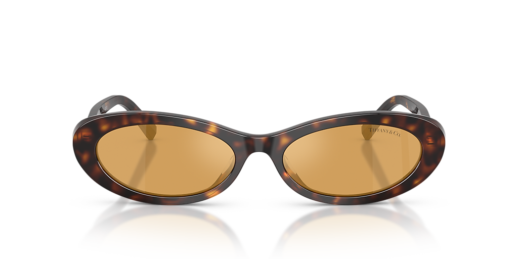 Tiffany & Co. TF4250 L (56 - 17) with Orange lenses and Tortoise