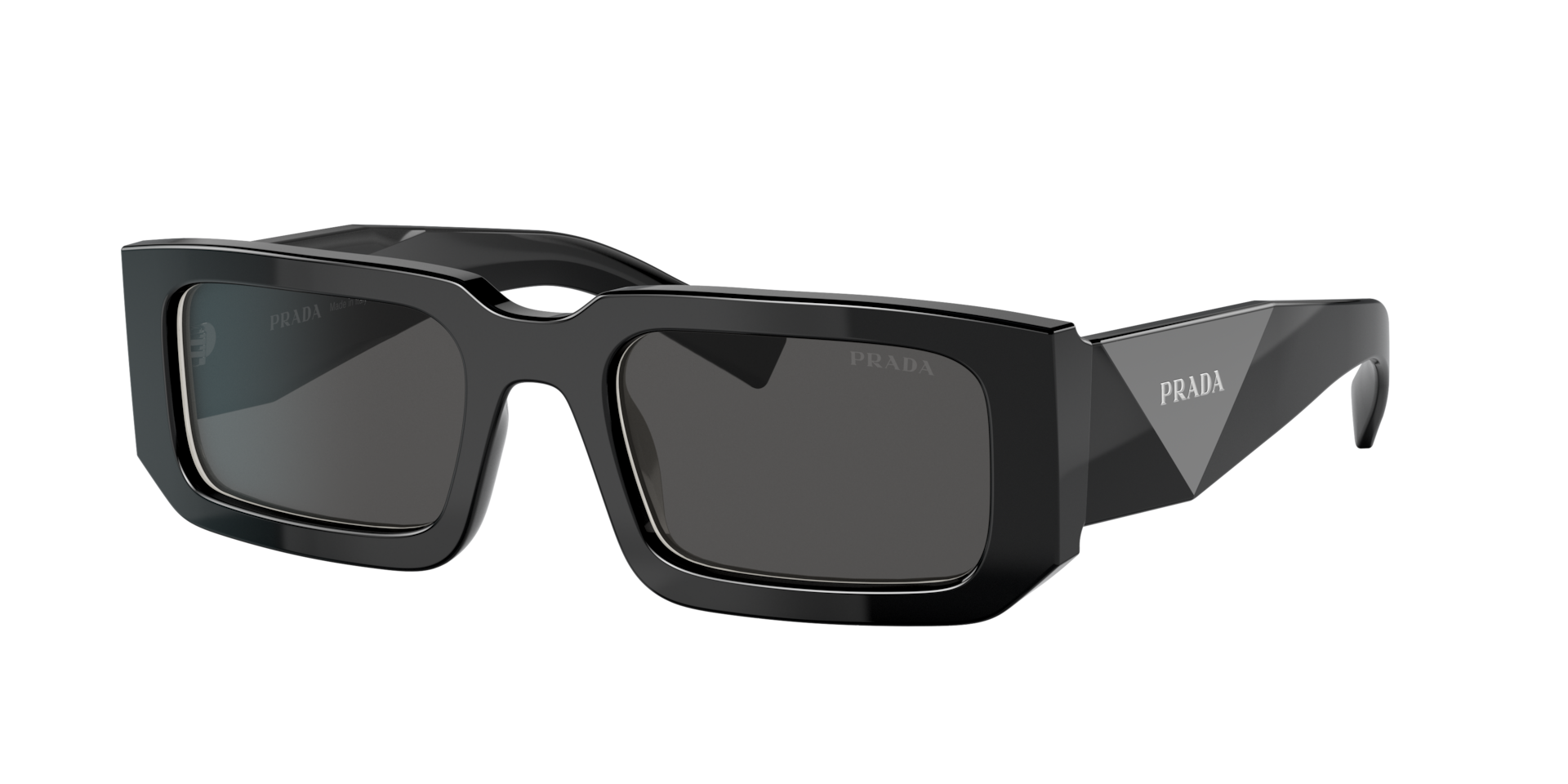 Prada PR 06YSF L (54 - 20) with Grey lenses and Black frame