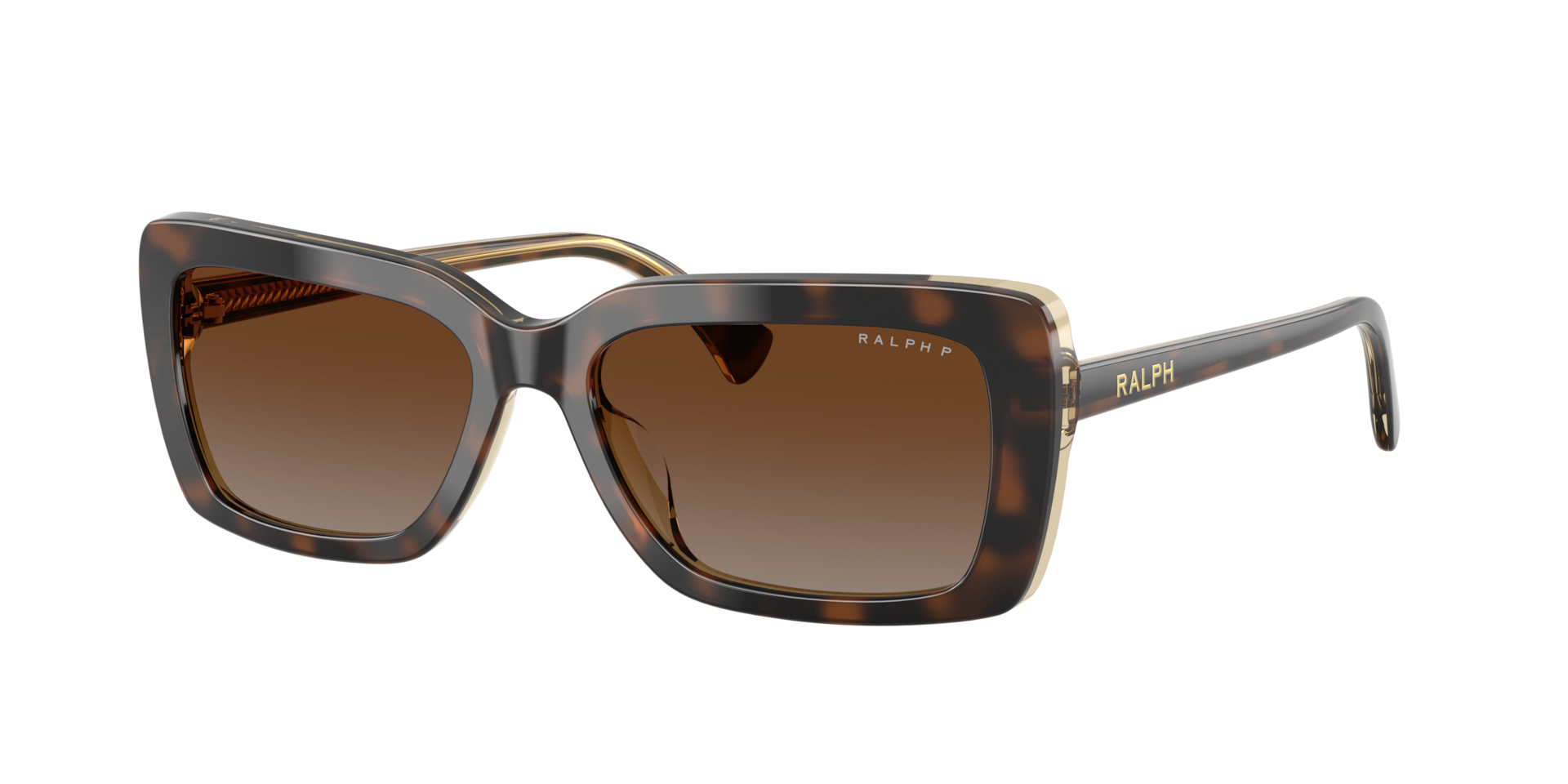 Ralph Woman Sunglass RA5342U -  Frame color: Tortoise, Lens color: Brown Gradient Polarized