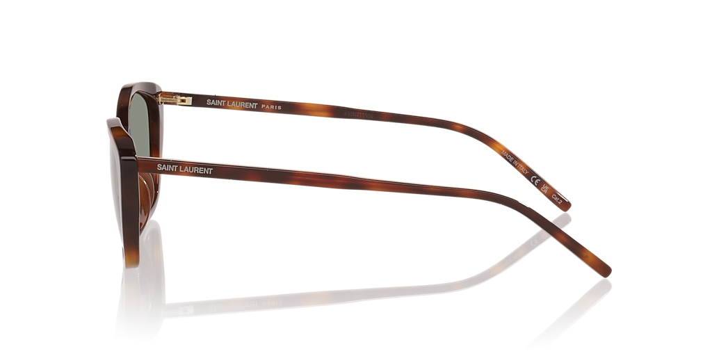 Saint Laurent SL 775 L (57 - 17) with Green lenses and Tortoise