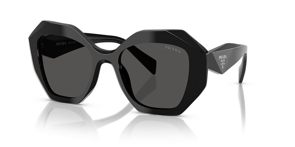 PRADA サングラス SPR 16V 53□20 Prada PR 16WS M (53 - 20) with Grey lenses and Black frame