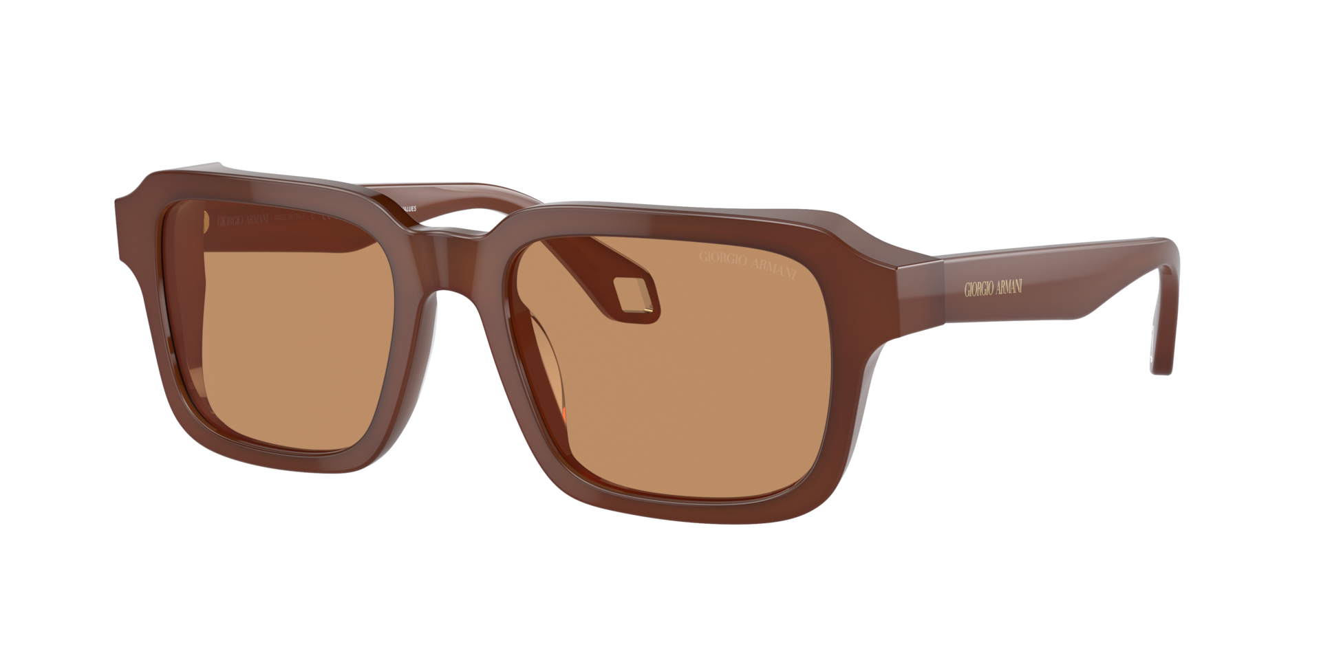 Giorgio Armani Homme Sunglass AR8194U - Couleur du Monture Opaline miel Couleur de Lentille Brun 195 €