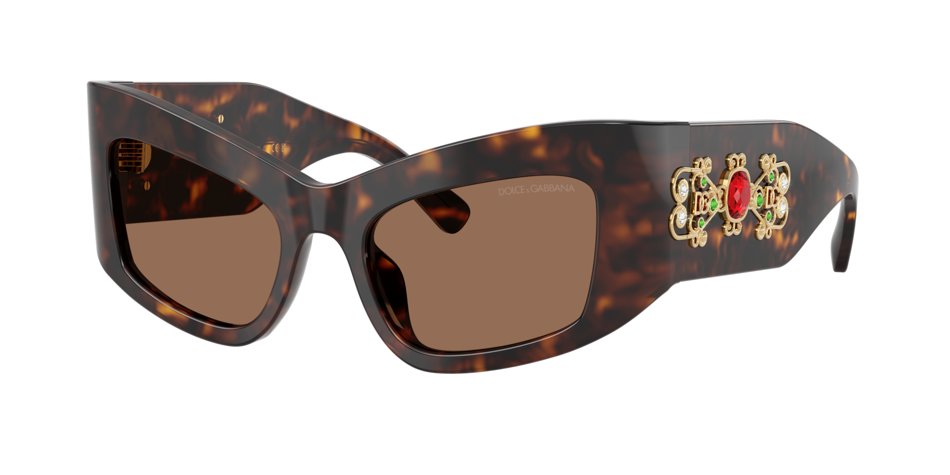 Dolce&Gabbana Woman Sunglass DG4524B -  Frame color: Havana, Lens color: Dark Brown