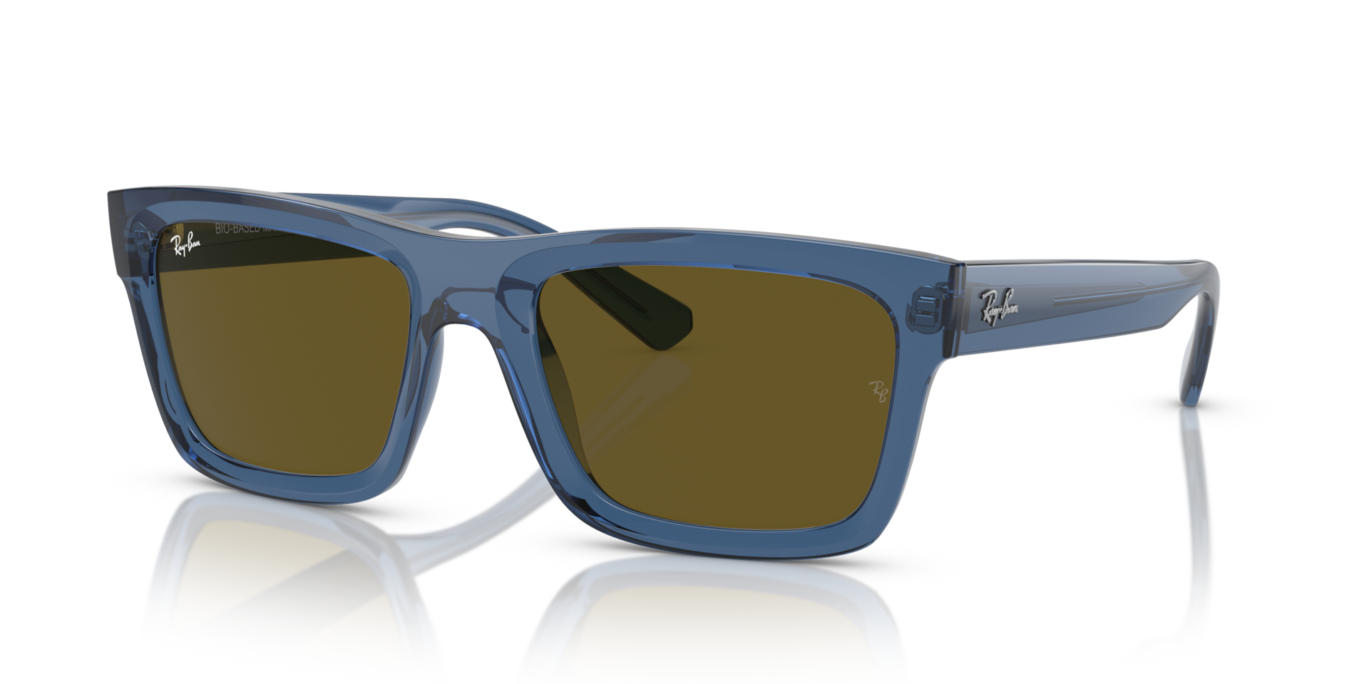 Ray-Ban Warren Bio-Based M (54 - 20) with Brown lenses and Blue