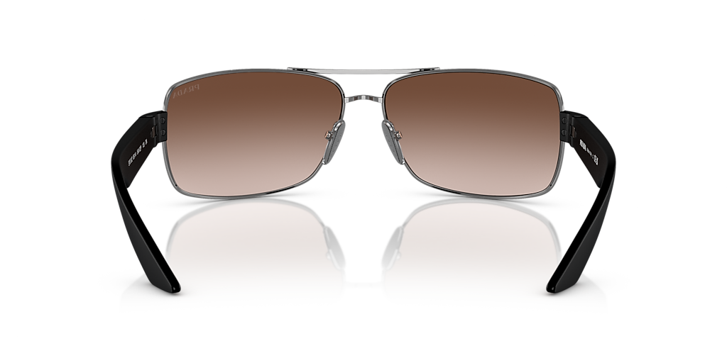 Prada Linea Rossa PS 50ZS XXL (65 - 14) com Lentes Marrom e