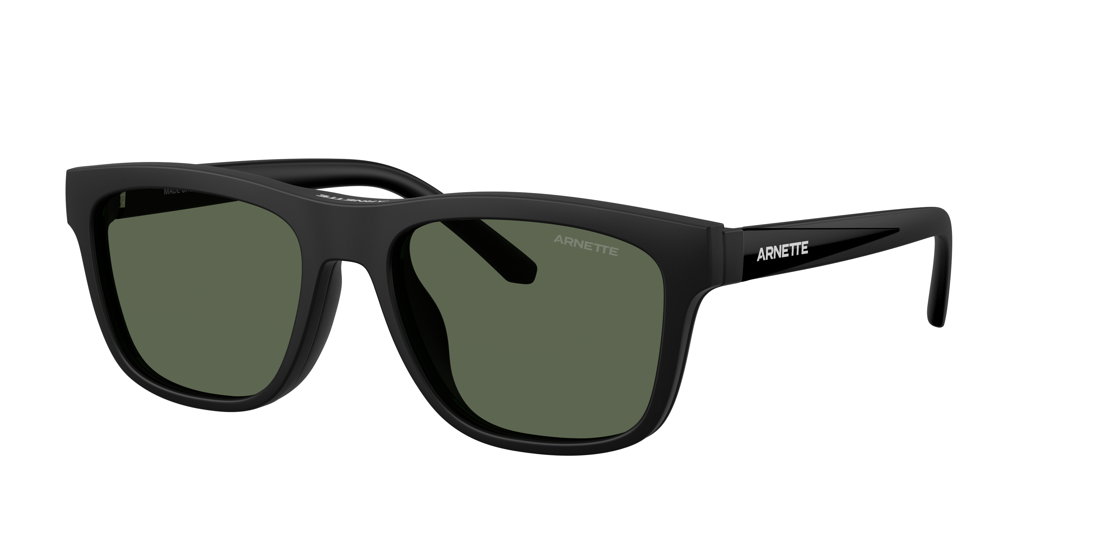 Arnette Man Sunglass Turbine -  Frame color: Matte Black, Lens color: Clear