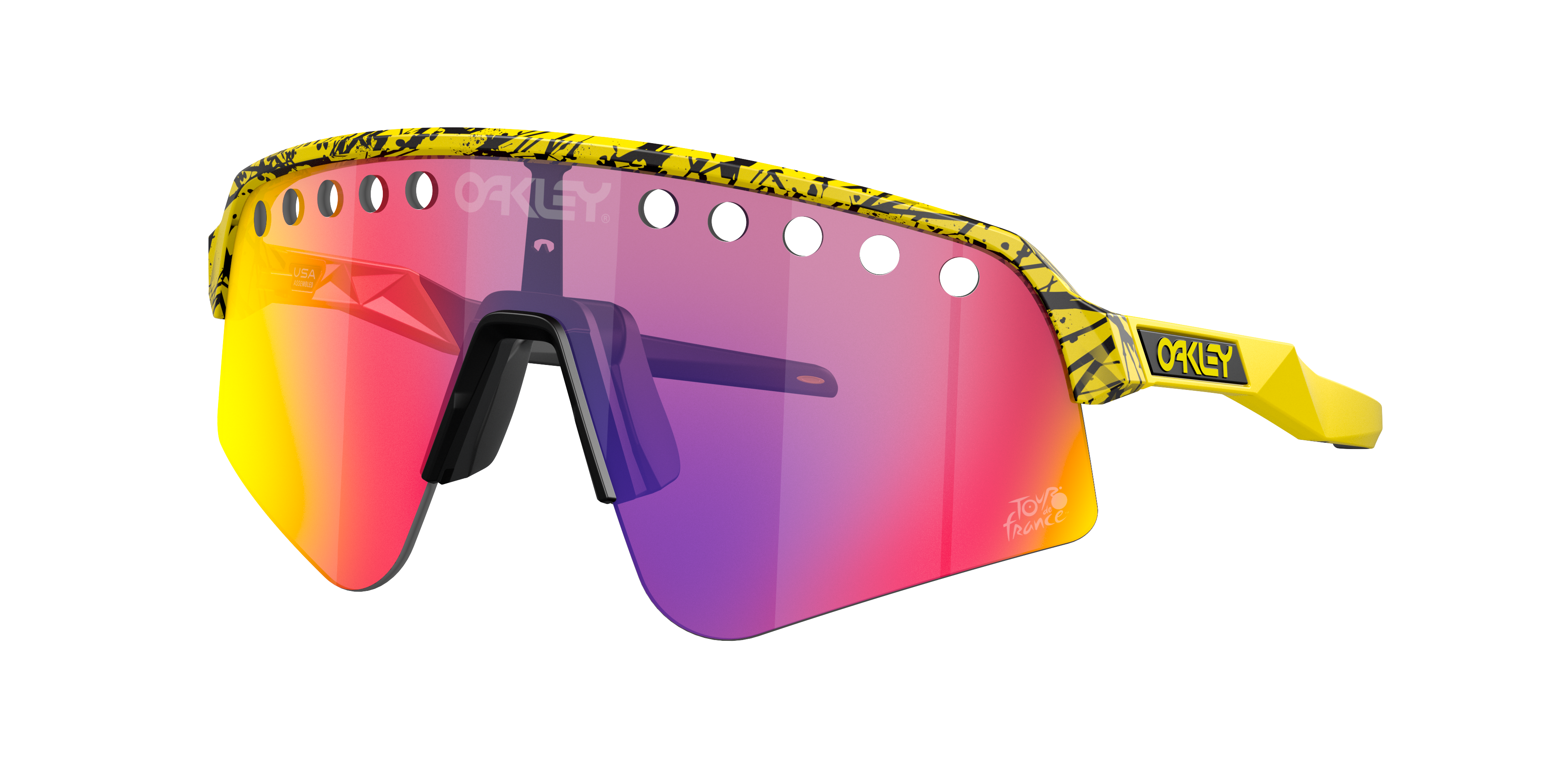 Oakley Man Sunglass 2023 Tour De France™ Sutro Lite Sweep -  Frame color: Tdf Splatter, Lens color: Prizm Road