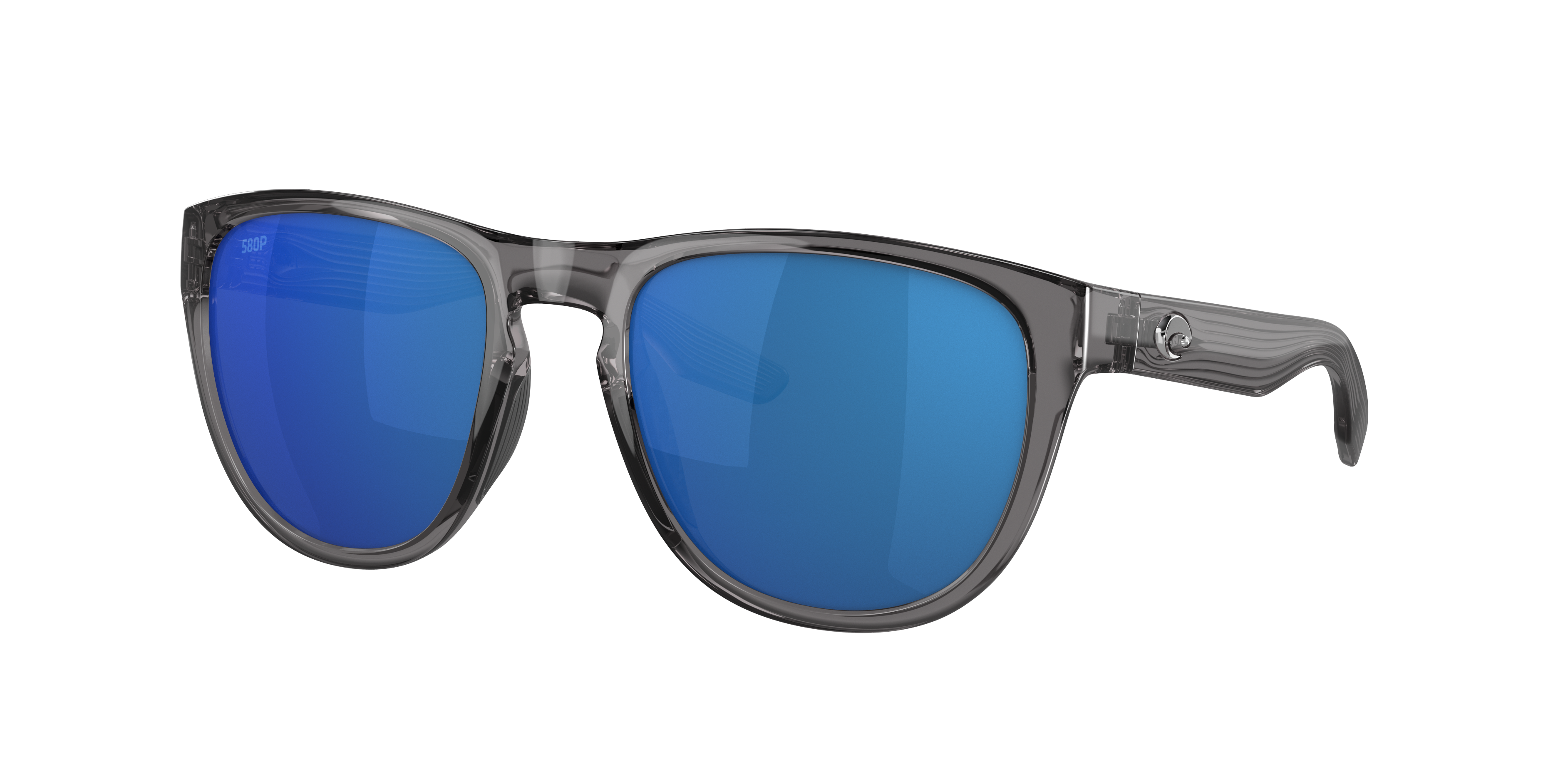 Costa Unisex Sunglass Irie -  Frame color: Gray Crystal, Lens color: Blue Mirror