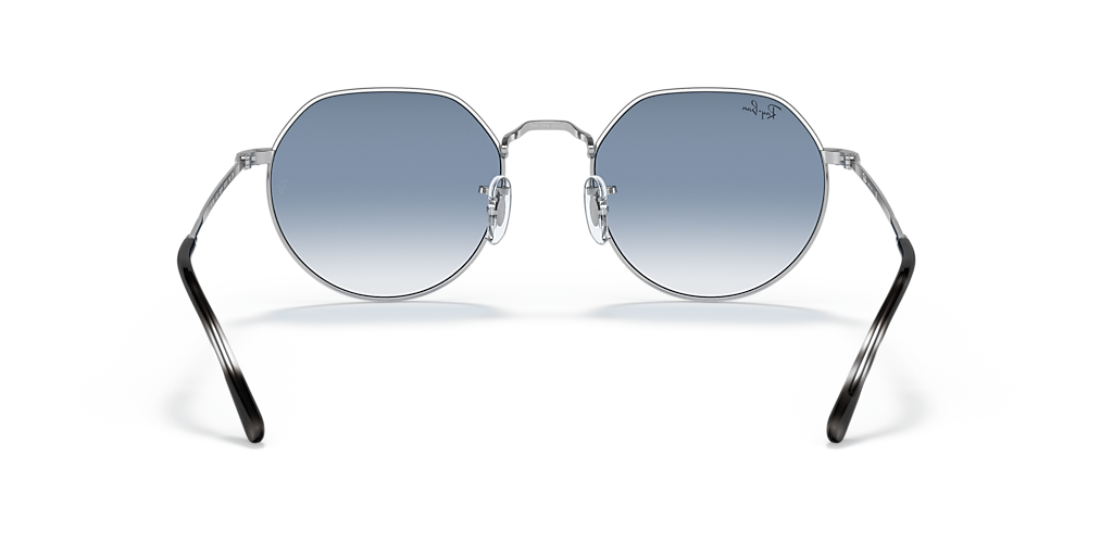 Ray-Ban Jack L (53 - 20) with Blue lenses and Silver frame