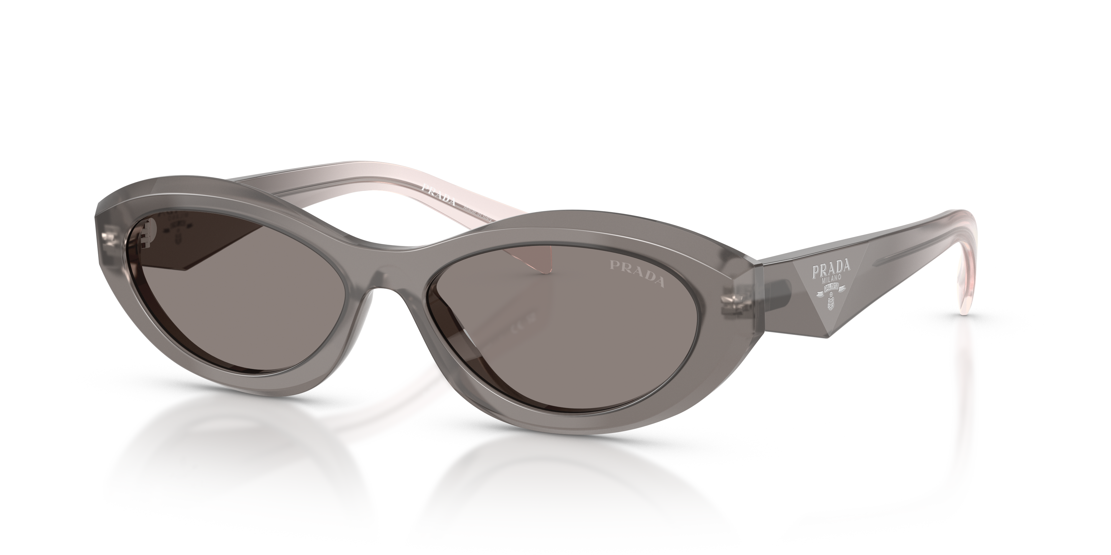 Prada PR 26ZS M (55 - 16) with Grey lenses and Grey frame