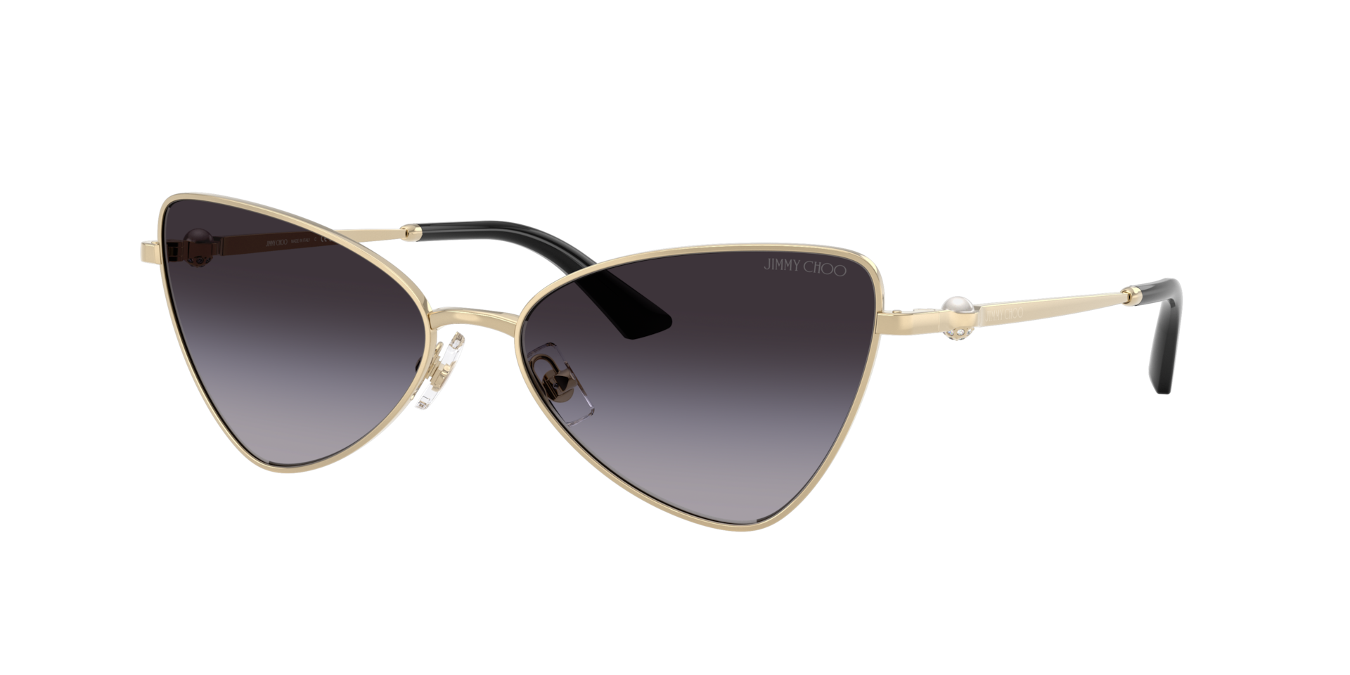 Jimmy Choo Woman Sunglass JC4015HB -  Frame color: Pale Gold, Lens color: Gradient Gray