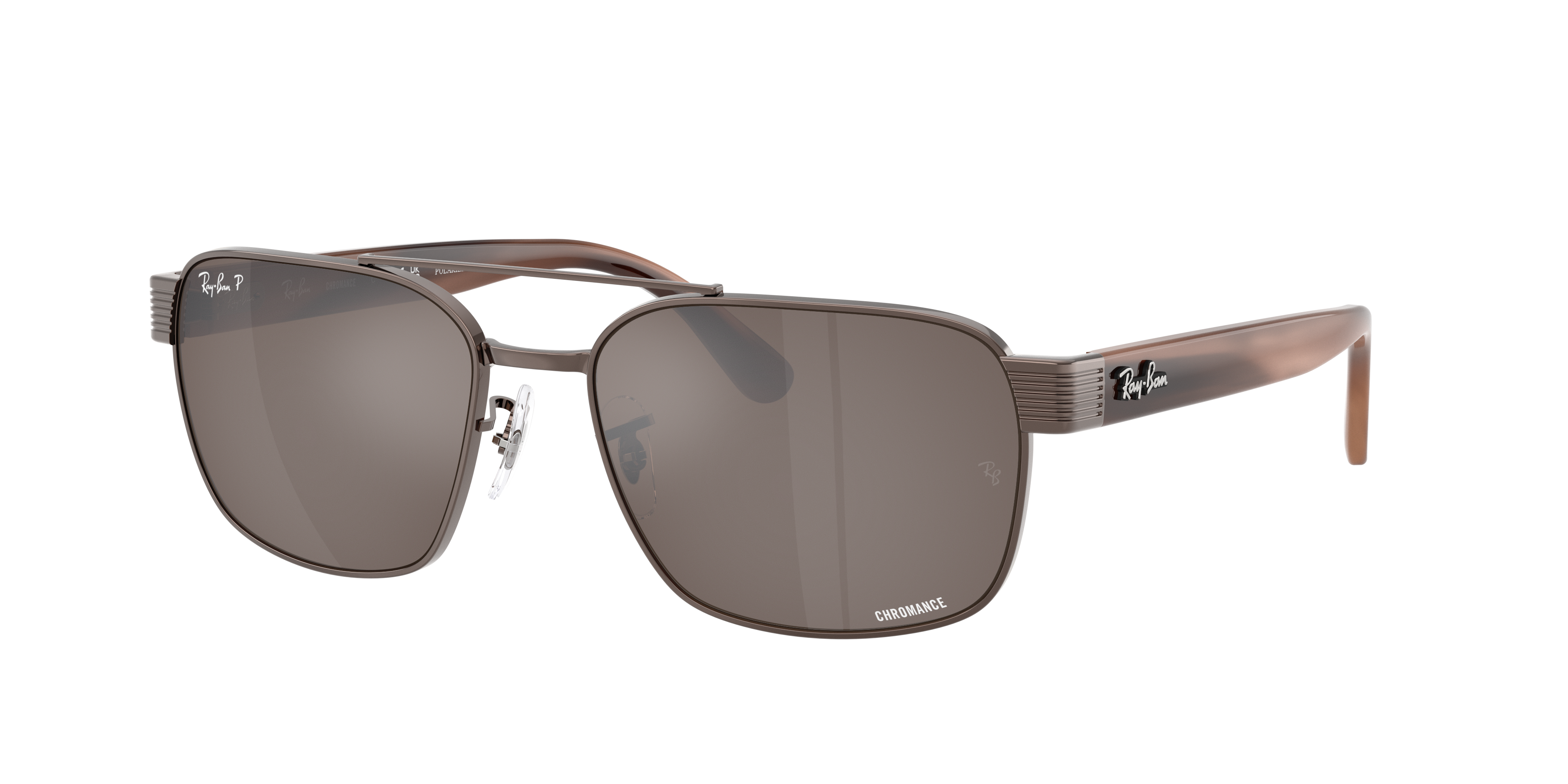 Ray-Ban RB3751 Polarized+ Lenses XXL (61 - 17) with Brown lenses