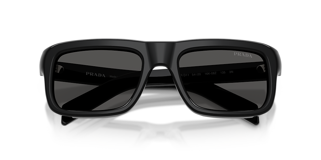 Prada PR D11S M (54 - 20) with Grey lenses and Black frame
