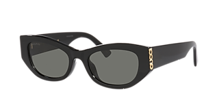 Gucci GG1493S M (54 - 18) with Grey lenses and Black frame