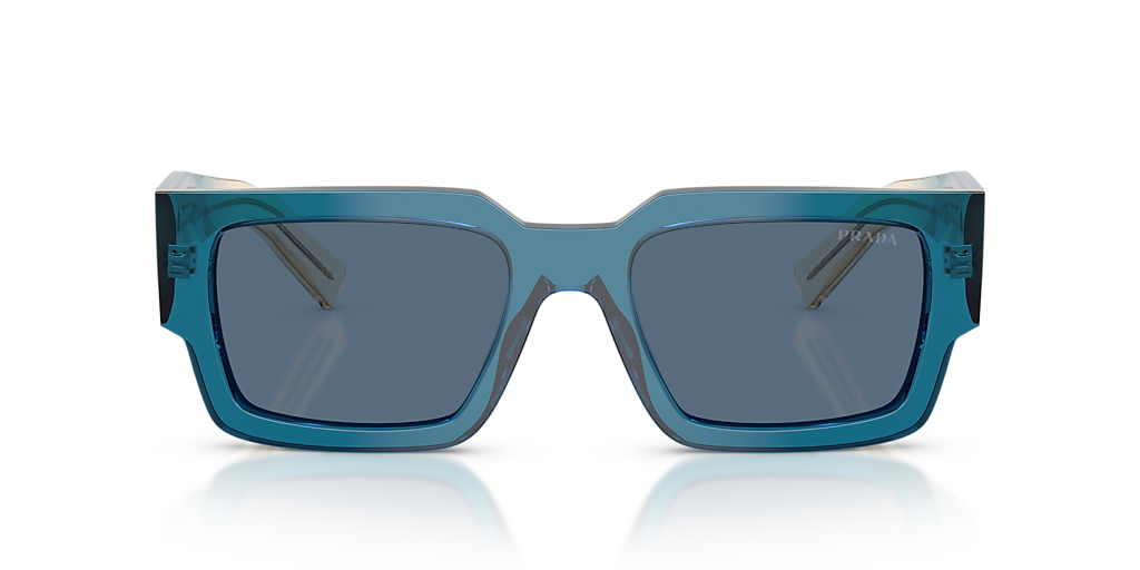 Prada PR B17SF L (55 - 18) with Blue lenses and Blue frame