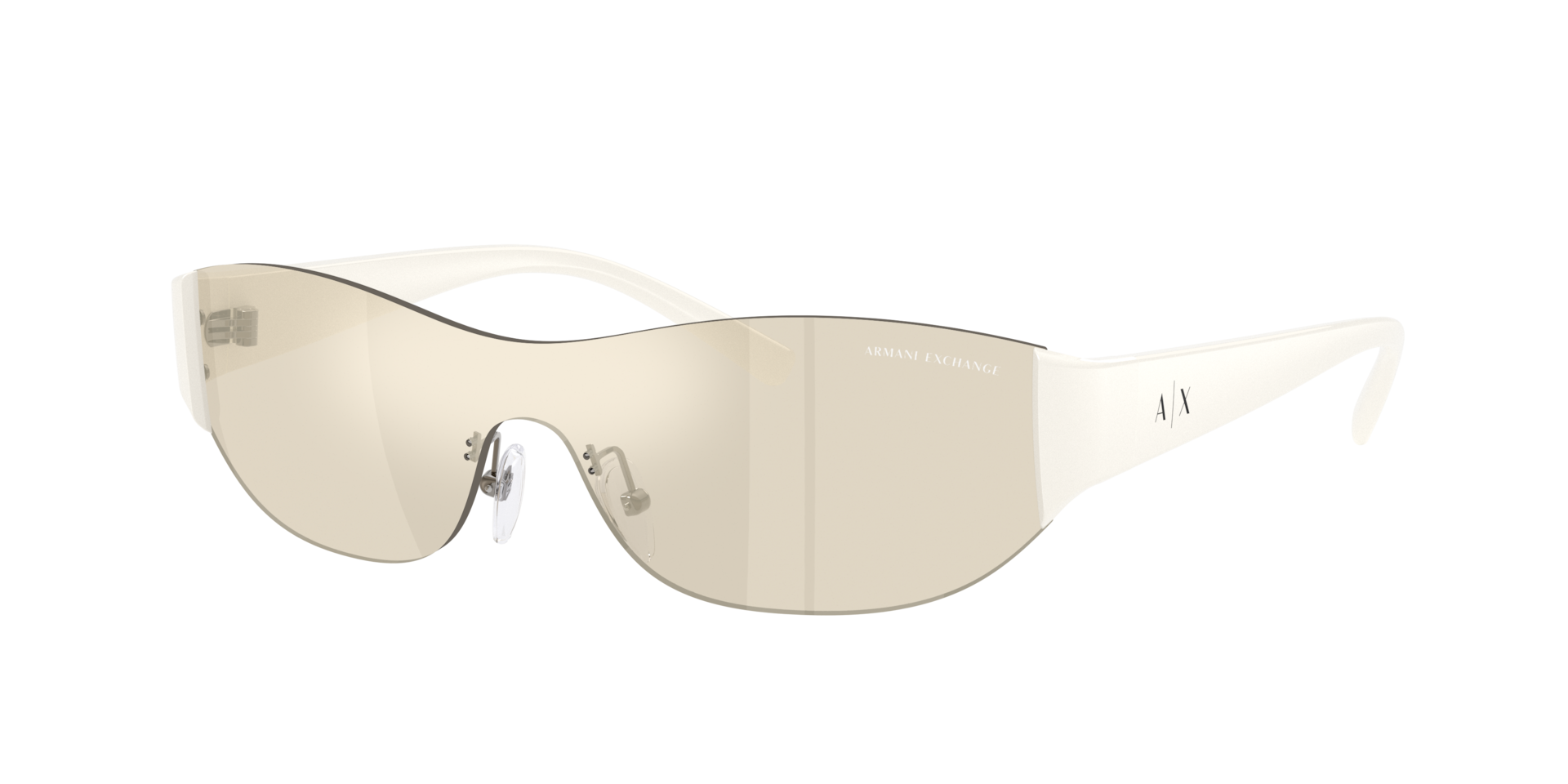 Armani Exchange Unisex Sunglass AX4177S - Frame color: Yellow Mirror Blue, Lens color: Yellow Mirror Blue