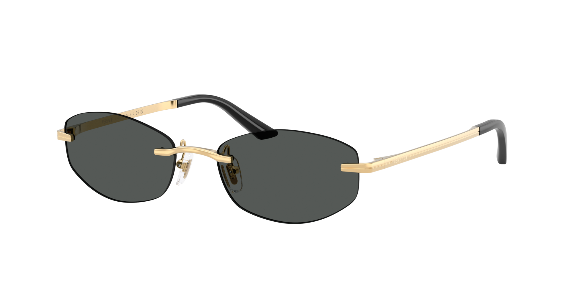 Versace , Sunglasses, Female, Yellow, 54 Mm, Irregular Sunglasses - Image 4