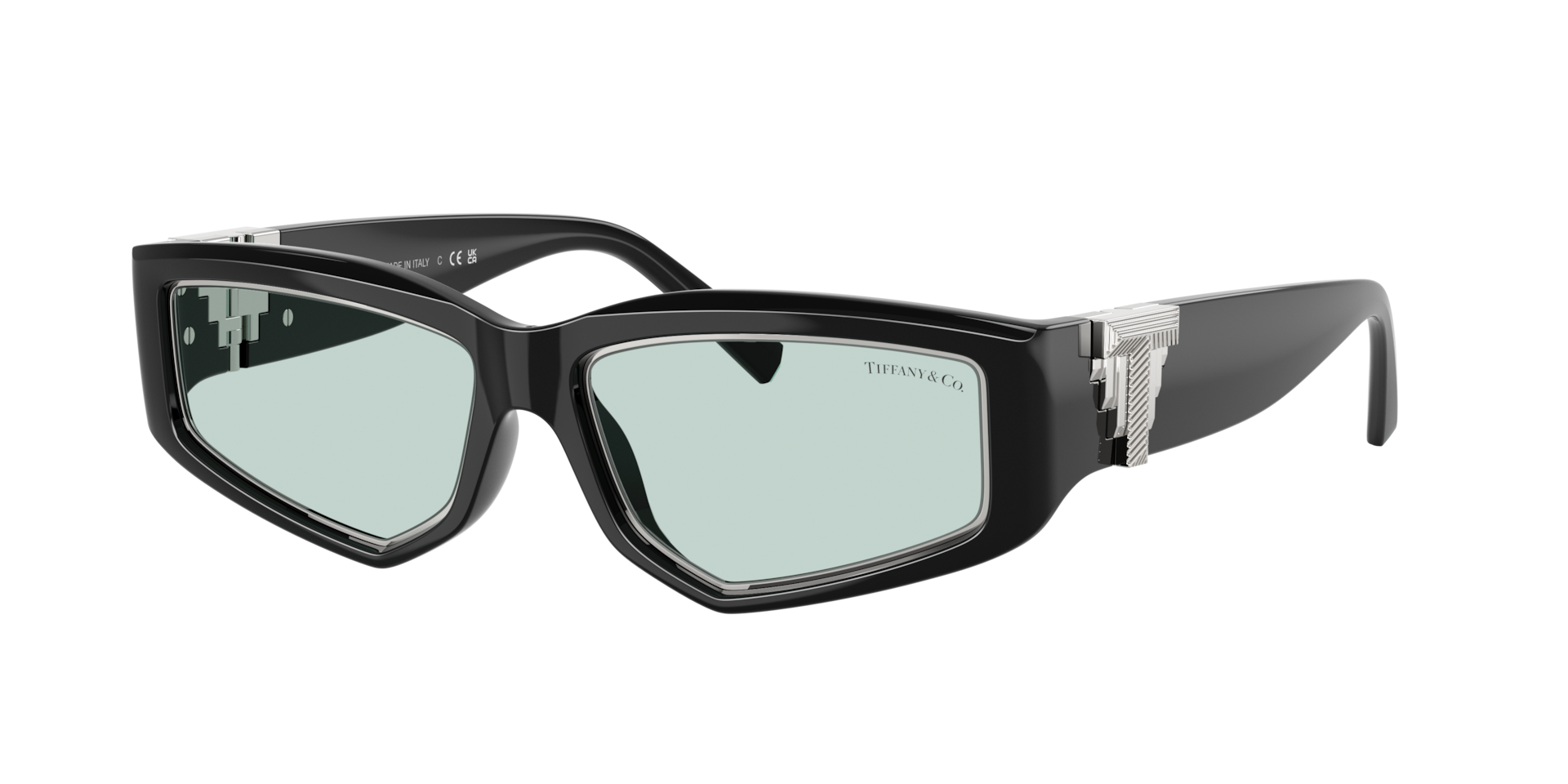 Tiffany & Co. Unisex Sunglass TF4234U -  Frame color: Black, Lens color: Light Azure