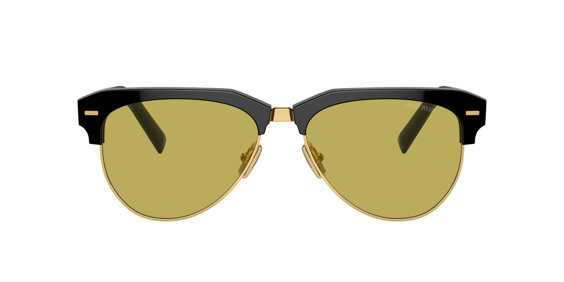mu Miu Miu MU 09ZS L (57 - 16) with Green lenses and Black frame
