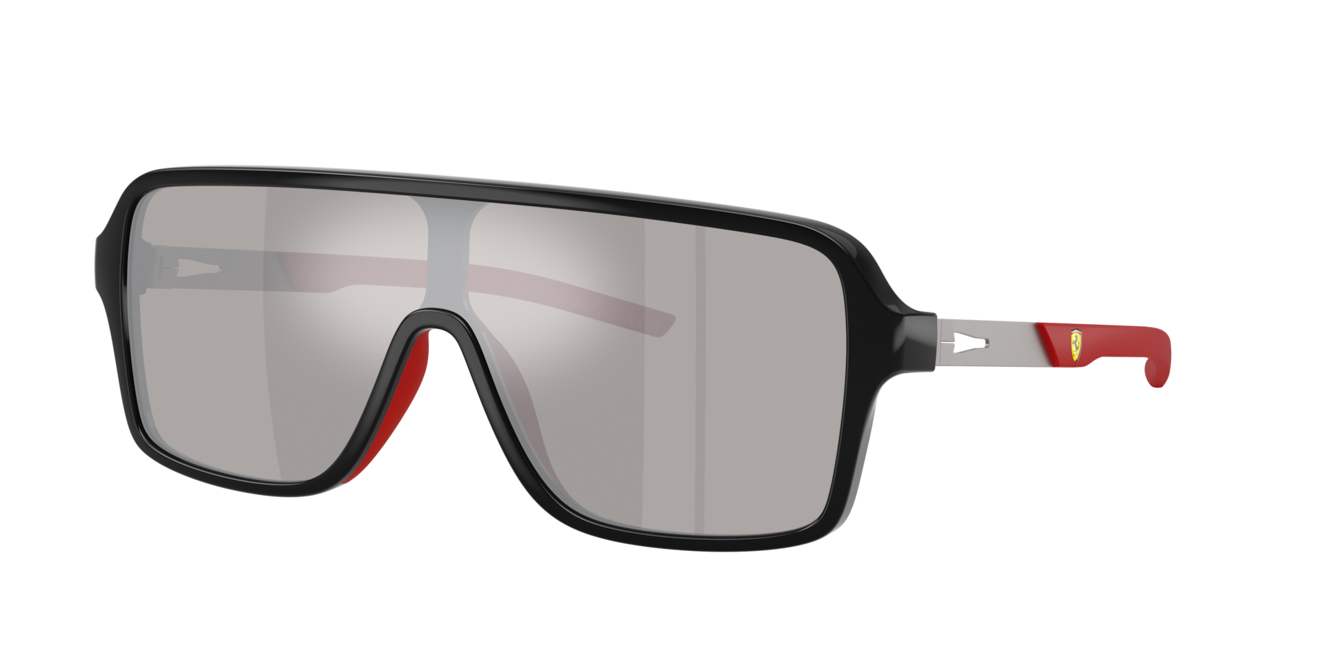 Scuderia Ferrari Homme Sunglass FZ6022U - Couleur du Monture Noir brillant Couleur de Lentille Mirror Light Grey 155 €