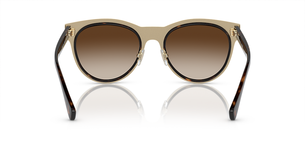 Versace Authentic  Tortoiseshell Cat-Eye Sunglasses with Brown Gradient MOD#2198 Versace Mod 2198 1252/13 Havana Gold Frame Brown Gradient  main image 4