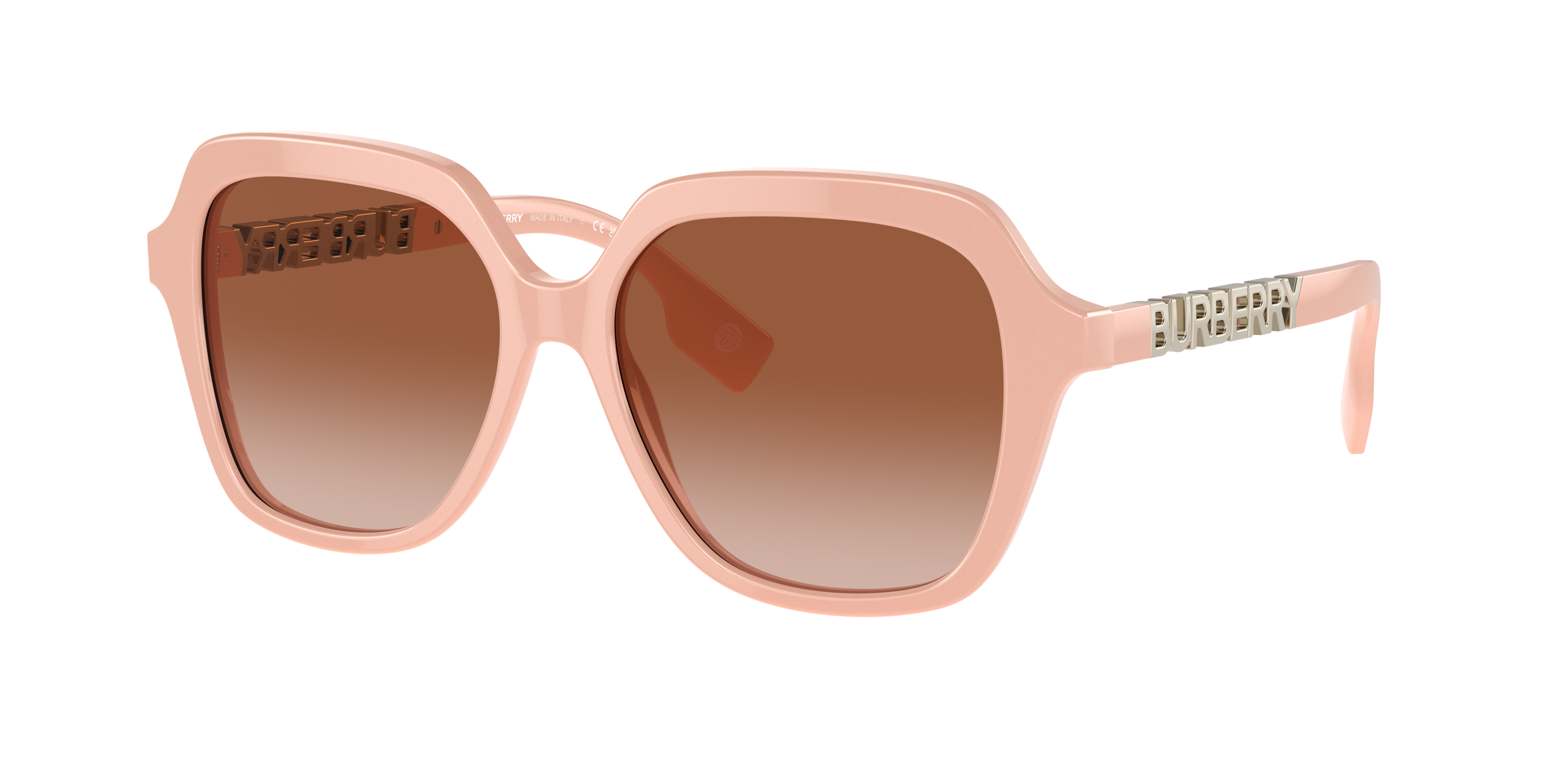 Burberry Joni L (55 - 16) with Brown lenses and Pink frame