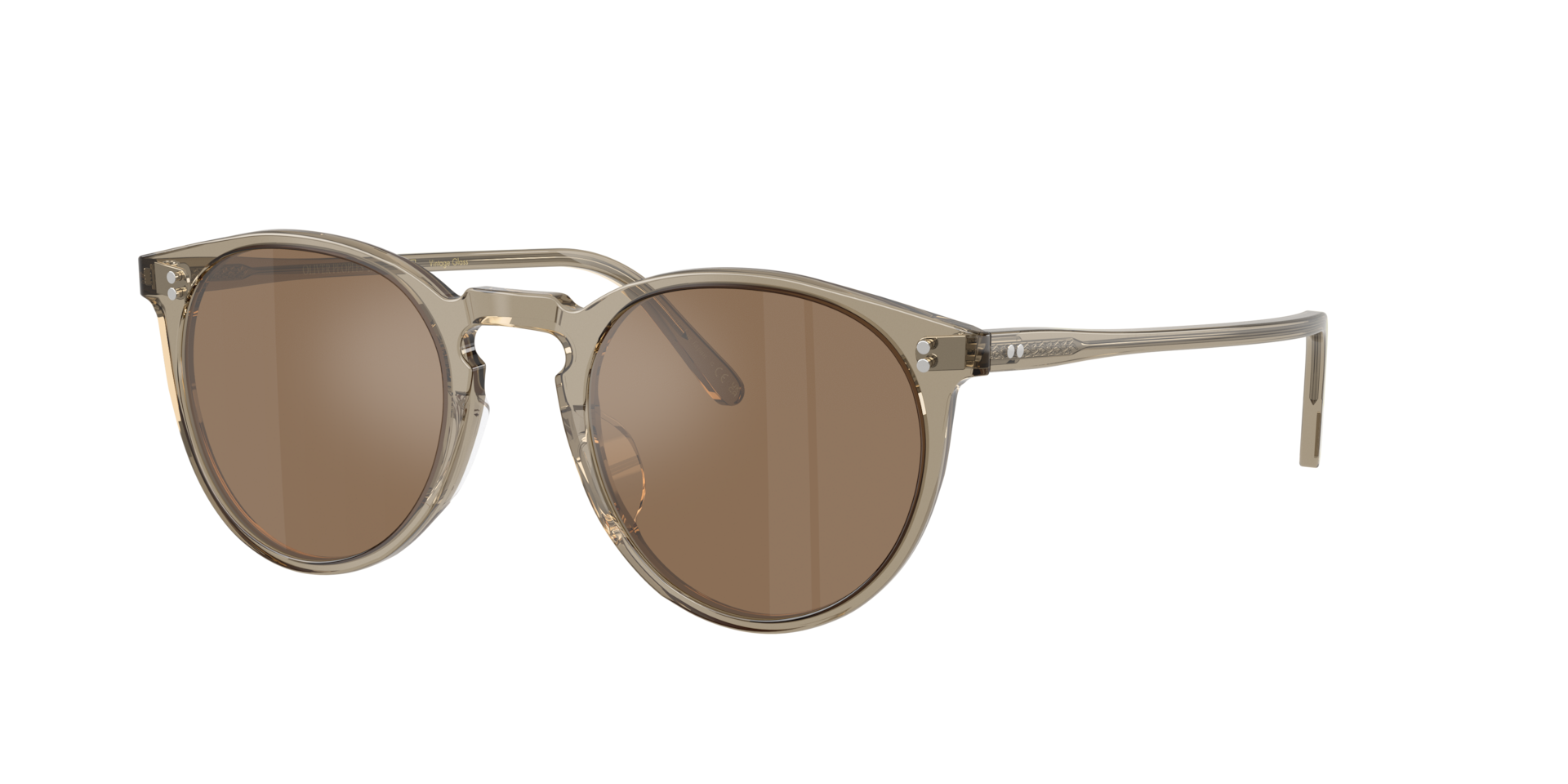Oliver Peoples Mann Sunglass O'Malley Sun - Rahmenfarbe: Sencha, Linsenfarbe: Cognac Mirror