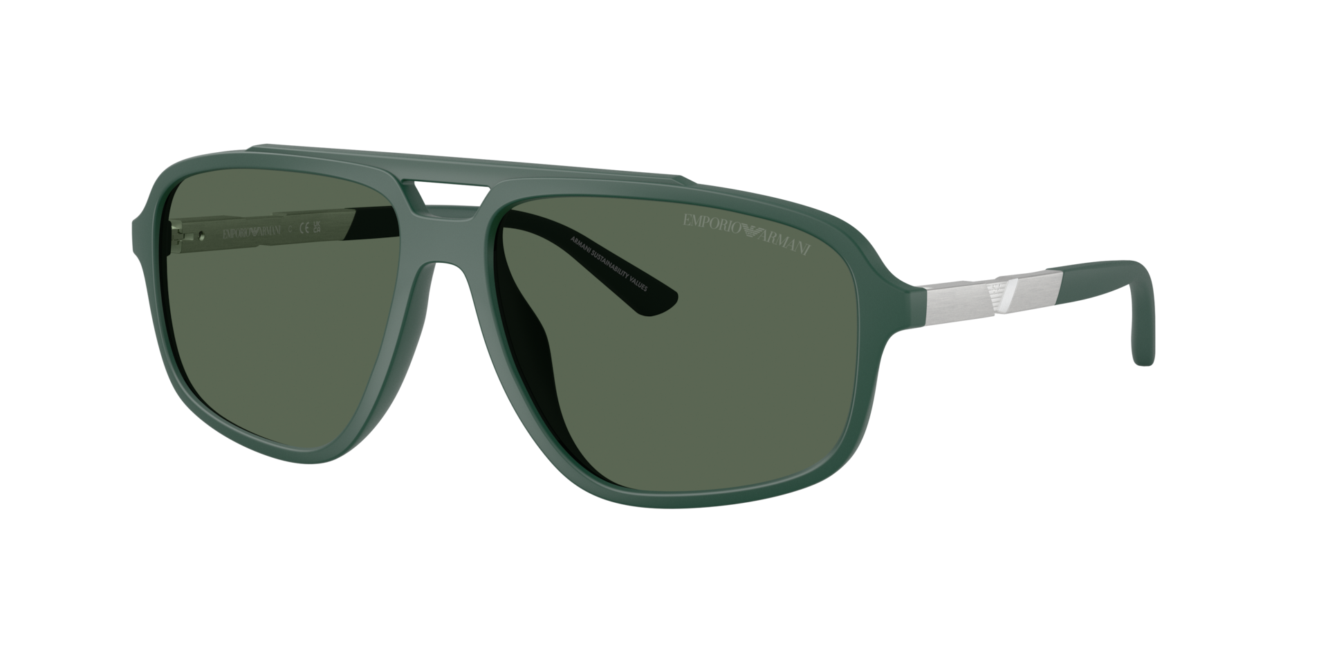 Emporio Armani Man Sunglass EA4236U -  Frame color: Dark Green, Lens color: Dark Green