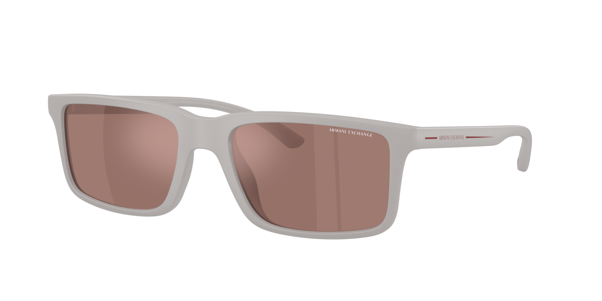 Armani Exchange Homme Sunglass AX4157SU - Couleur du Monture Gris mat Couleur de Lentille Brun miroir argent intrieur 48 €