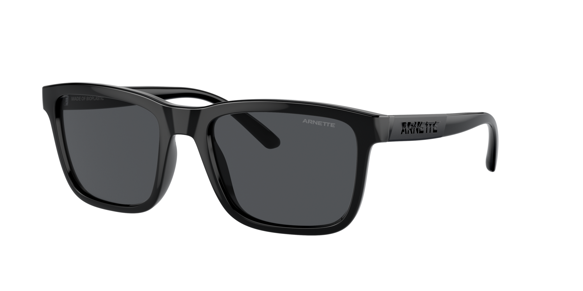 Arnette Mann Sunglass Lebowl - Rahmenfarbe: Schwarz, Linsenfarbe: Dunkelgrau